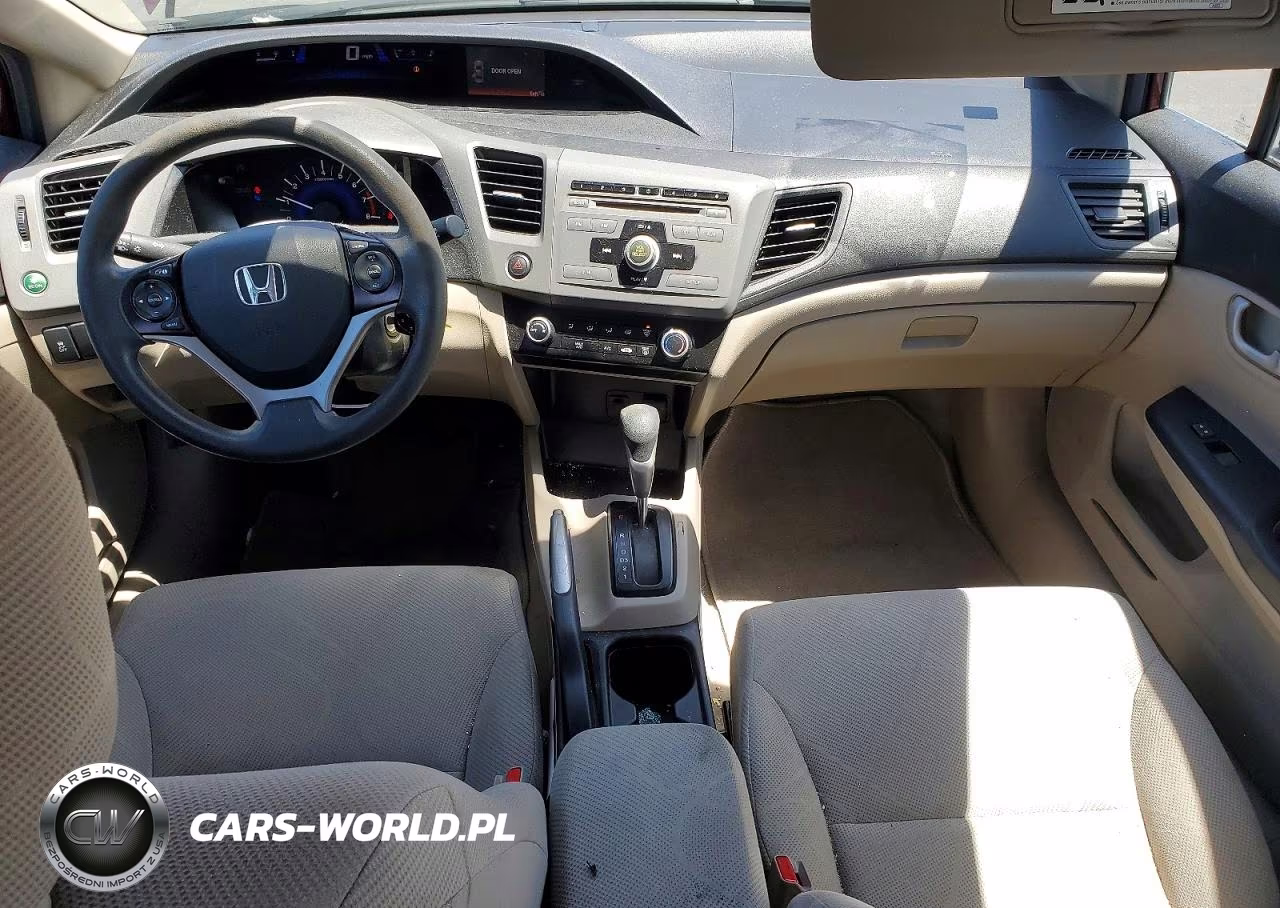 2012 Honda Civic Lx VIN:2HGFB2F50CH512619 - 8