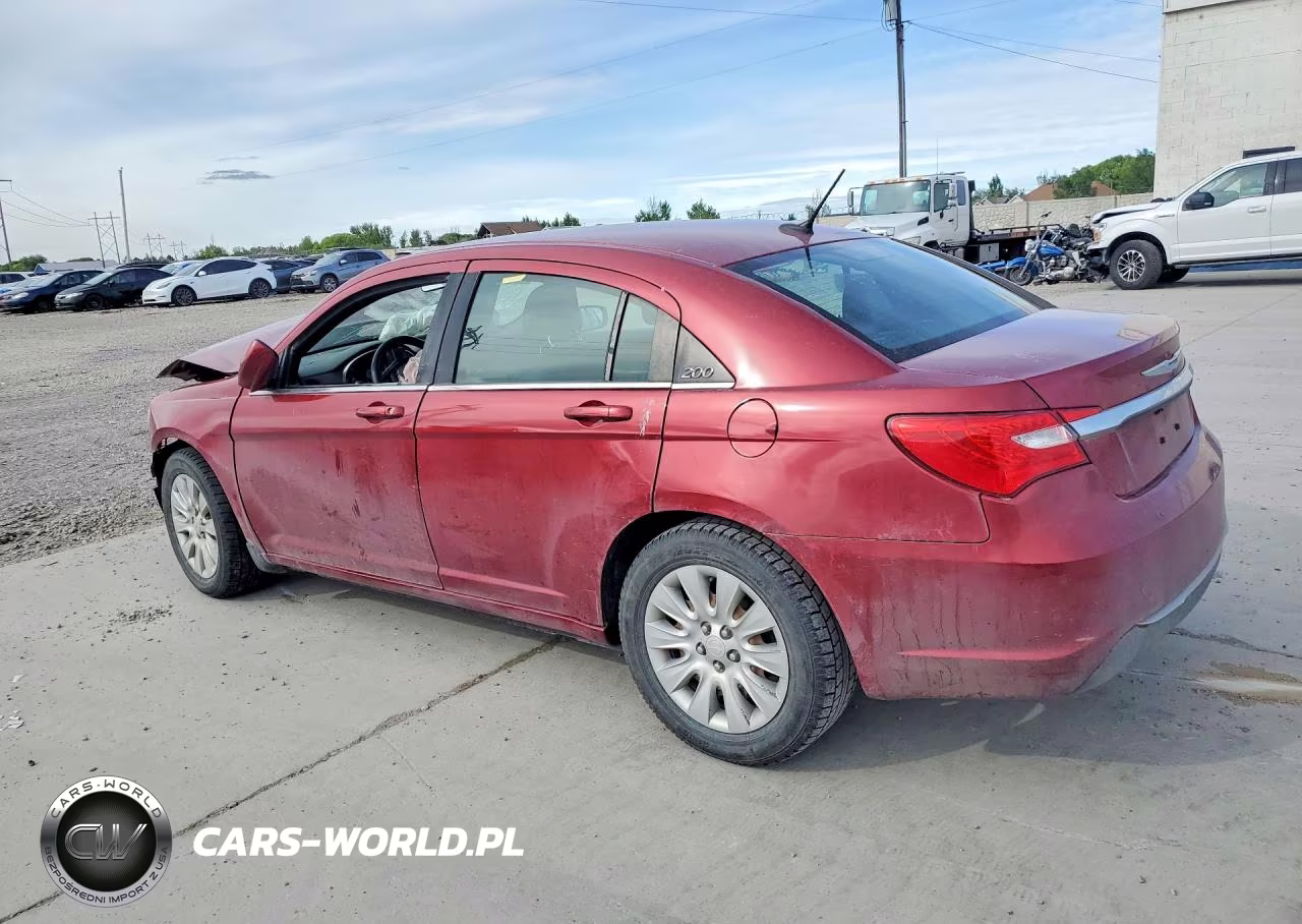 2013 Chrysler 200 Lx VIN:1C3CCBAB7DN646598 - 2