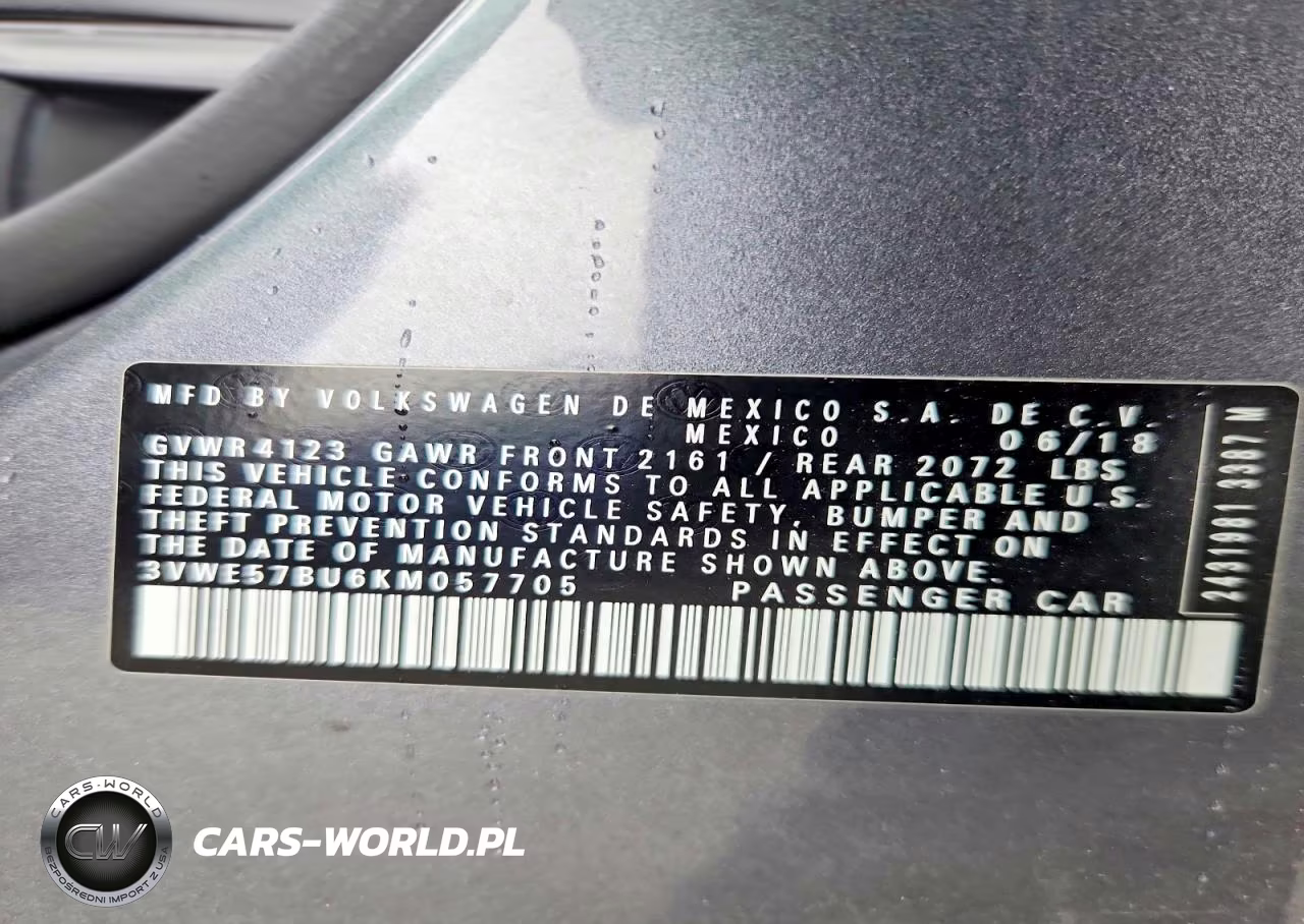 2019 Volkswagen Jetta Sel VIN:3VWE57BU6KM057705 - 12