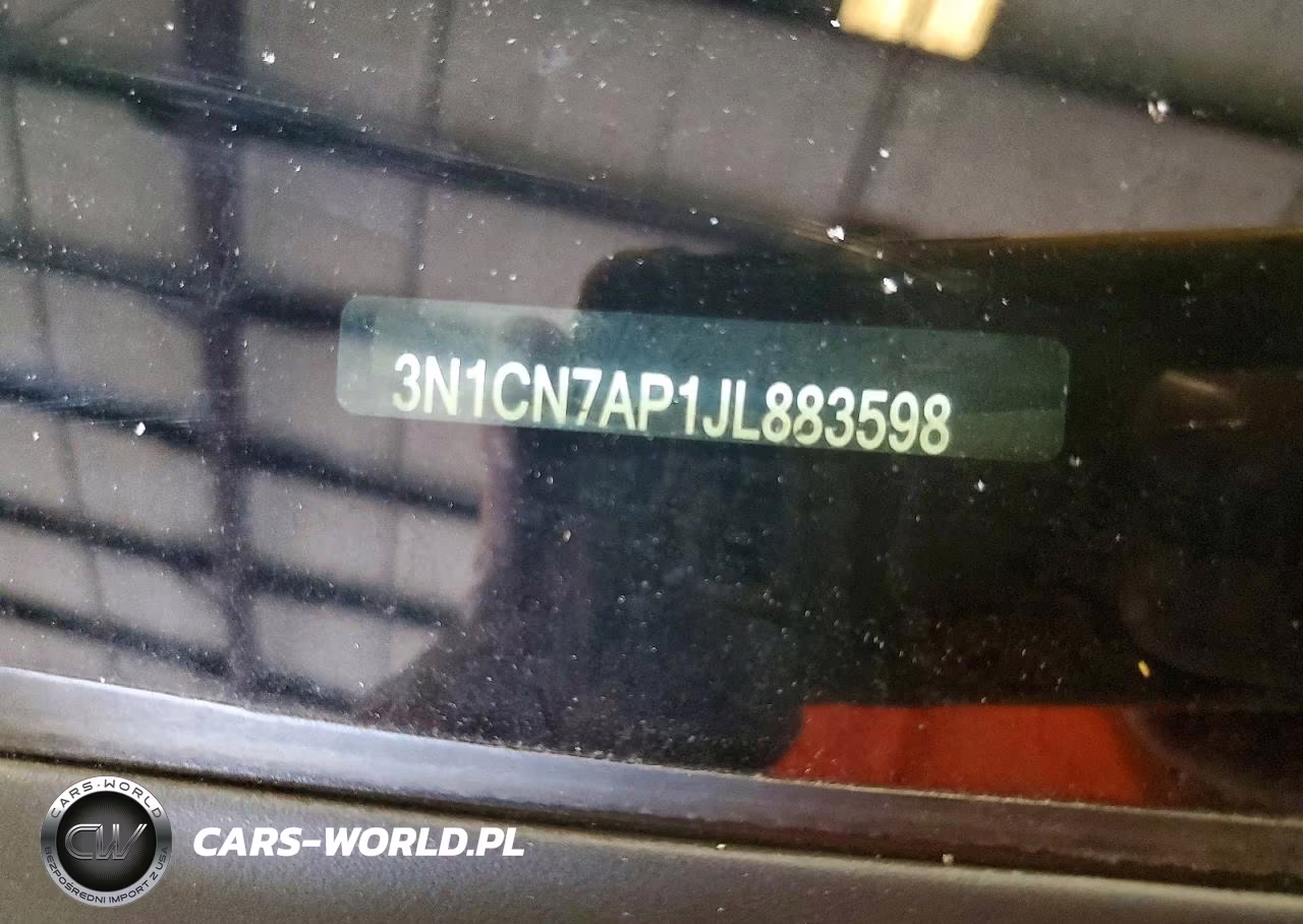 2018 Nissan Versa Sv VIN:3N1CN7AP1JL883598 - 12