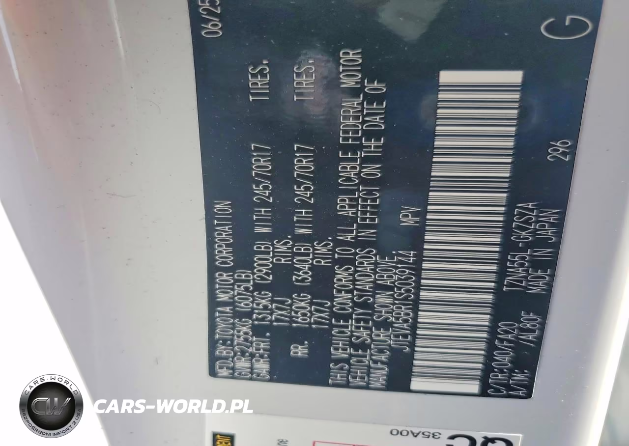 2025 Toyota 4Runner Sr5 VIN:JTEVA5BR1S5039144 - 12