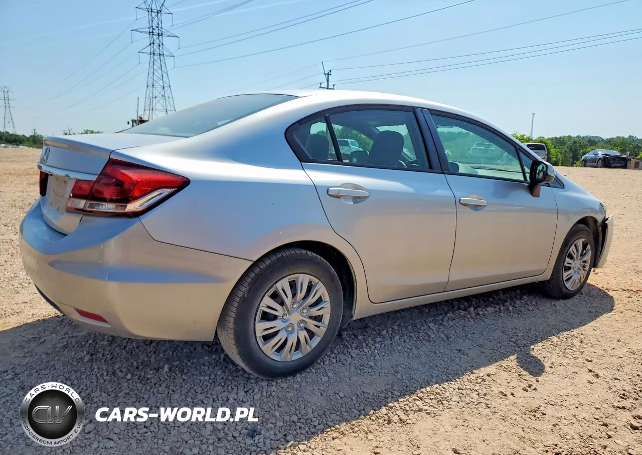 2013 Honda Civic Lx VIN:2HGFB2F52DH546238 - 3