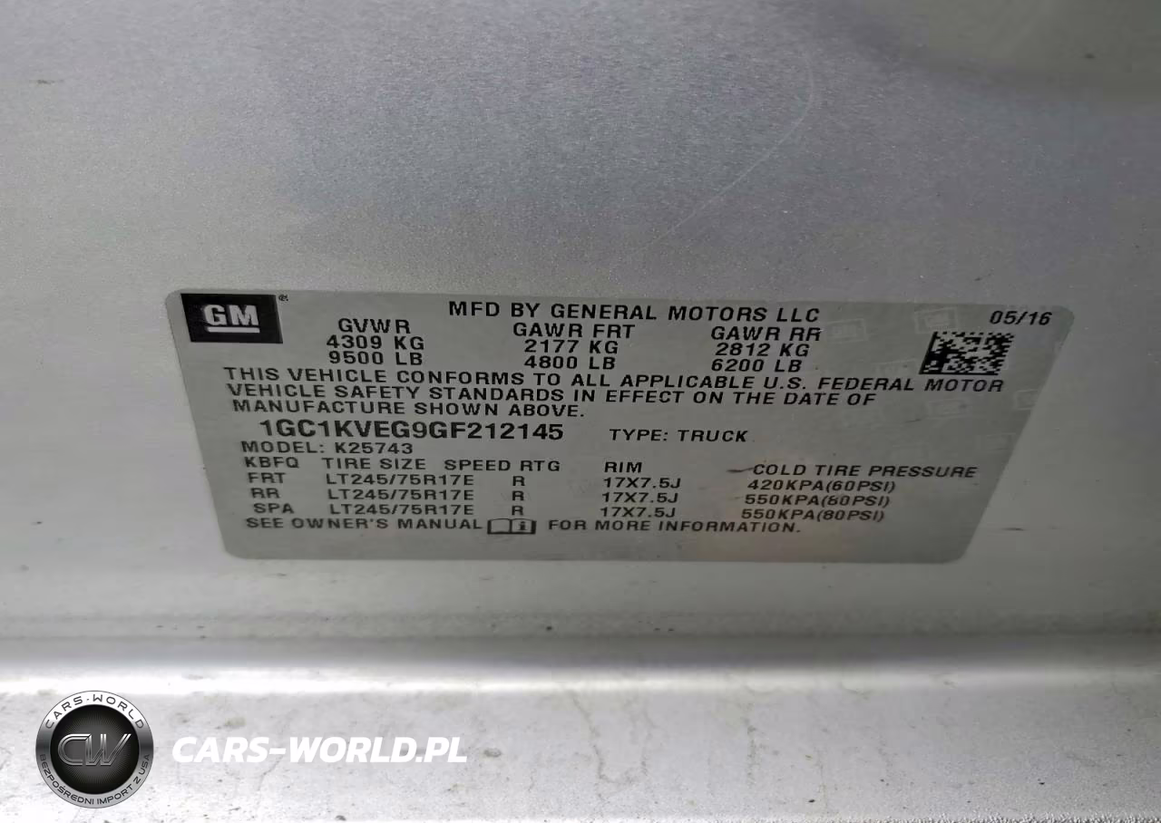2016 Chevrolet Silverado K2500 Heavy Duty Lt VIN:1GC1KVEG9GF212145 - 12
