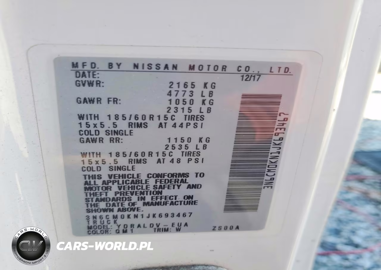 2018 Nissan Nv200 S VIN:3N6CM0KN1JK693467 - 13