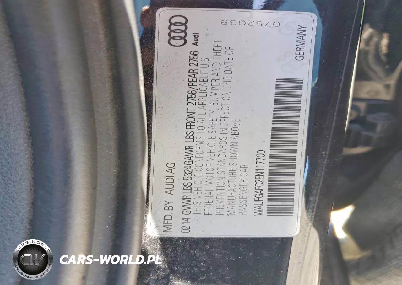 2014 Audi A6 Premium Plus VIN:WAUFGAFC2EN117700 - 12