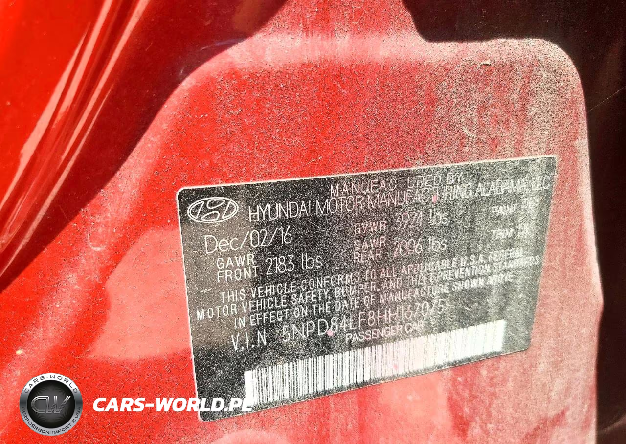 2017 Hyundai Elantra Limited VIN:5NPD84LF8HH167075 - 12