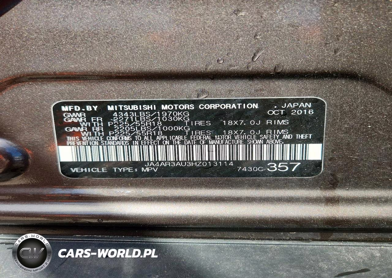 2017 Mitsubishi Outlander Sport Es VIN:JA4AR3AU3HZ013114 - 13