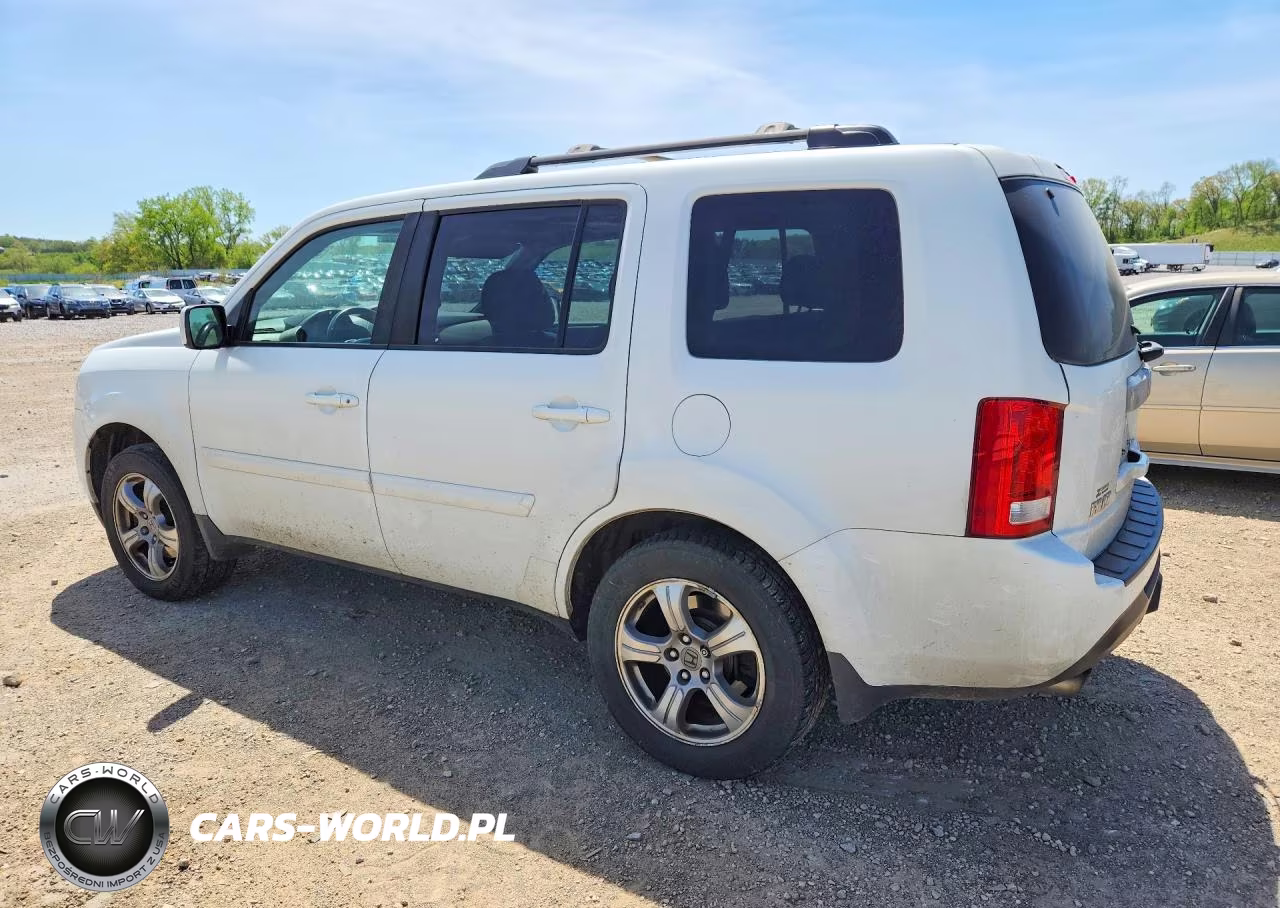 2013 Honda Pilot Exl VIN:5FNYF4H63DB027377 - 2