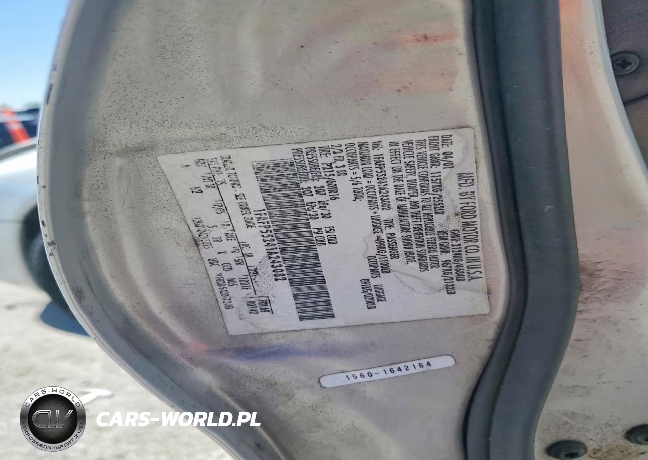 2001 Ford Taurus Ses VIN:1FAFP55241A243082 - 12