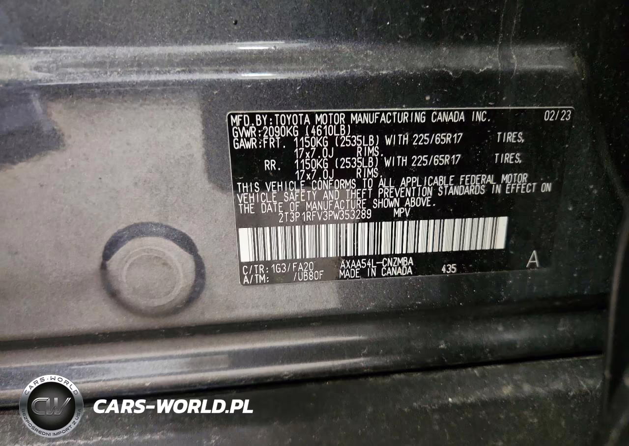 2023 Toyota Rav4 Xle VIN:2T3P1RFV3PW353289 - 13