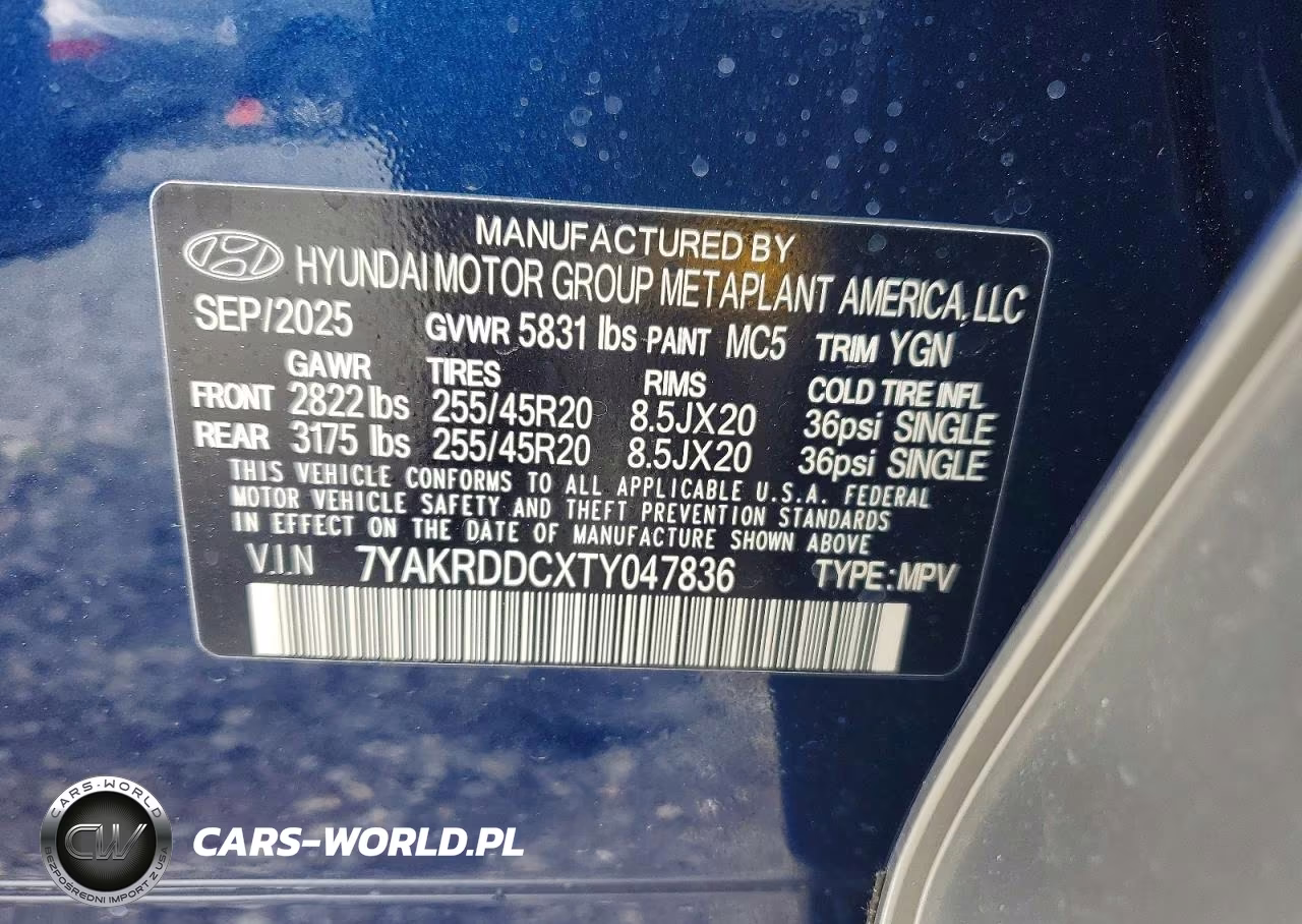 2026 Hyundai Ioniq 5 Limited VIN:7YAKRDDCXTY047836 - 14