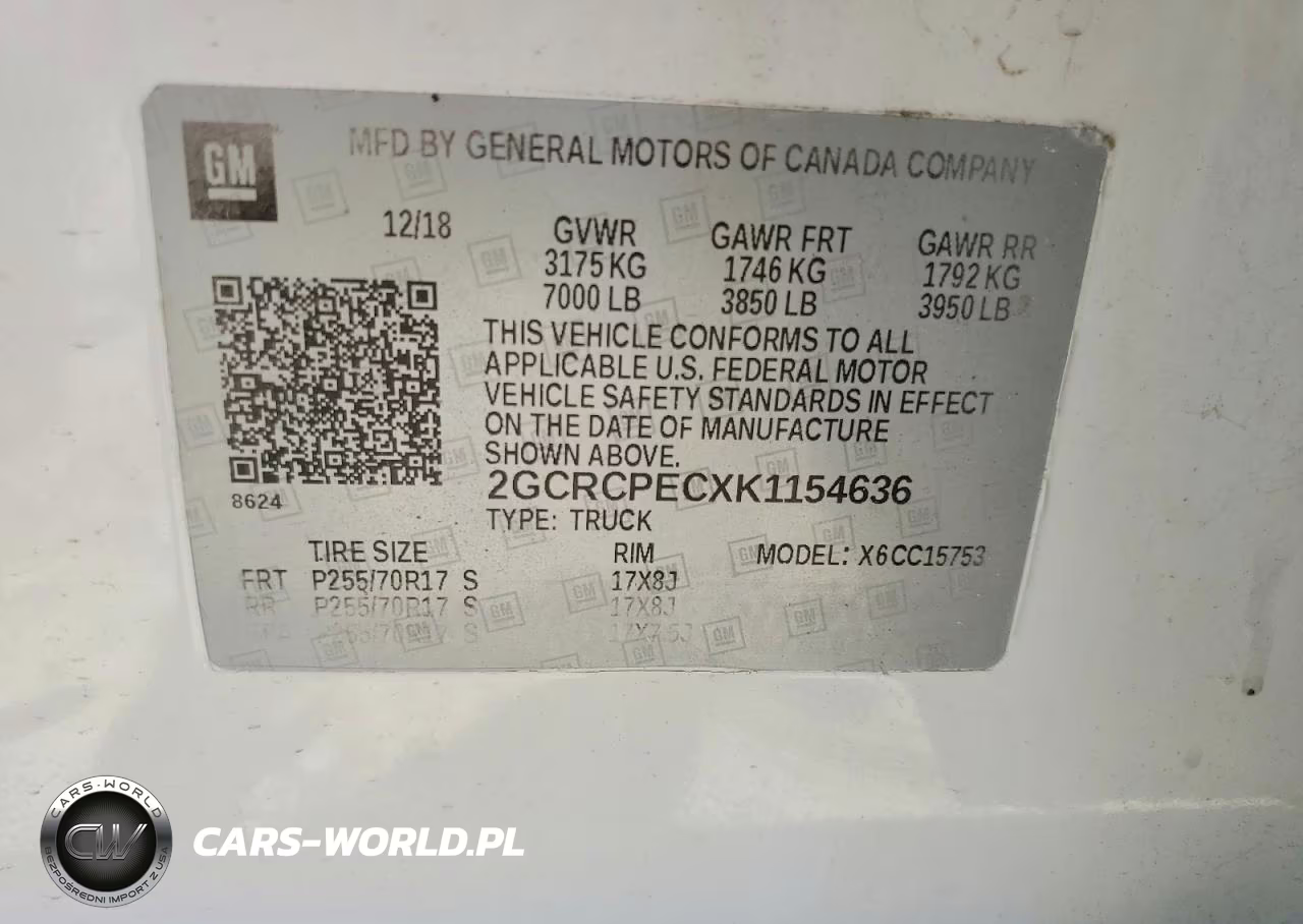 2019 Chevrolet Silverado Ld C1500 Lt VIN:2GCRCPECXK1154636 - 12