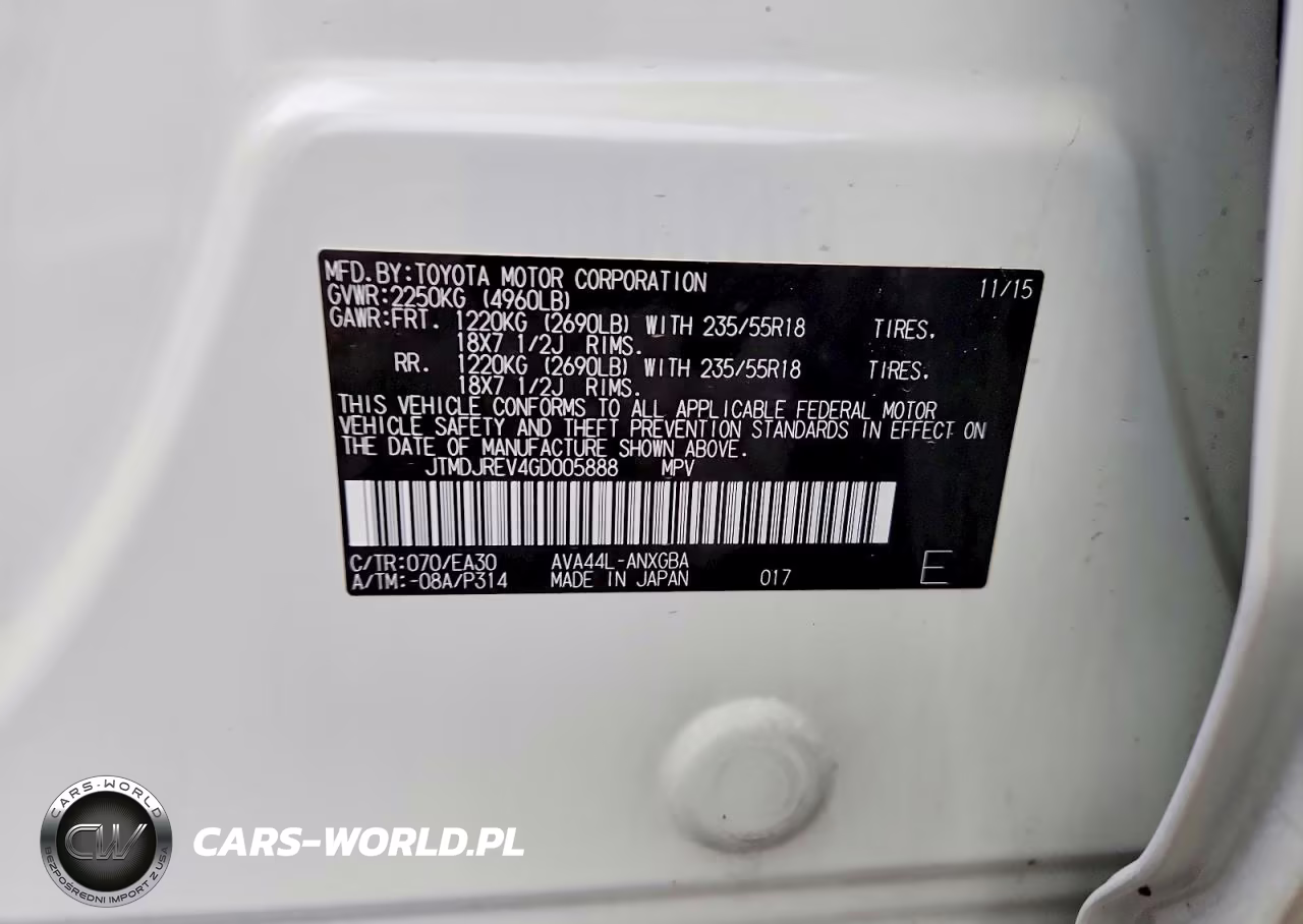 2016 Toyota Rav4 Hv Limited VIN:JTMDJREV4GD005888 - 14