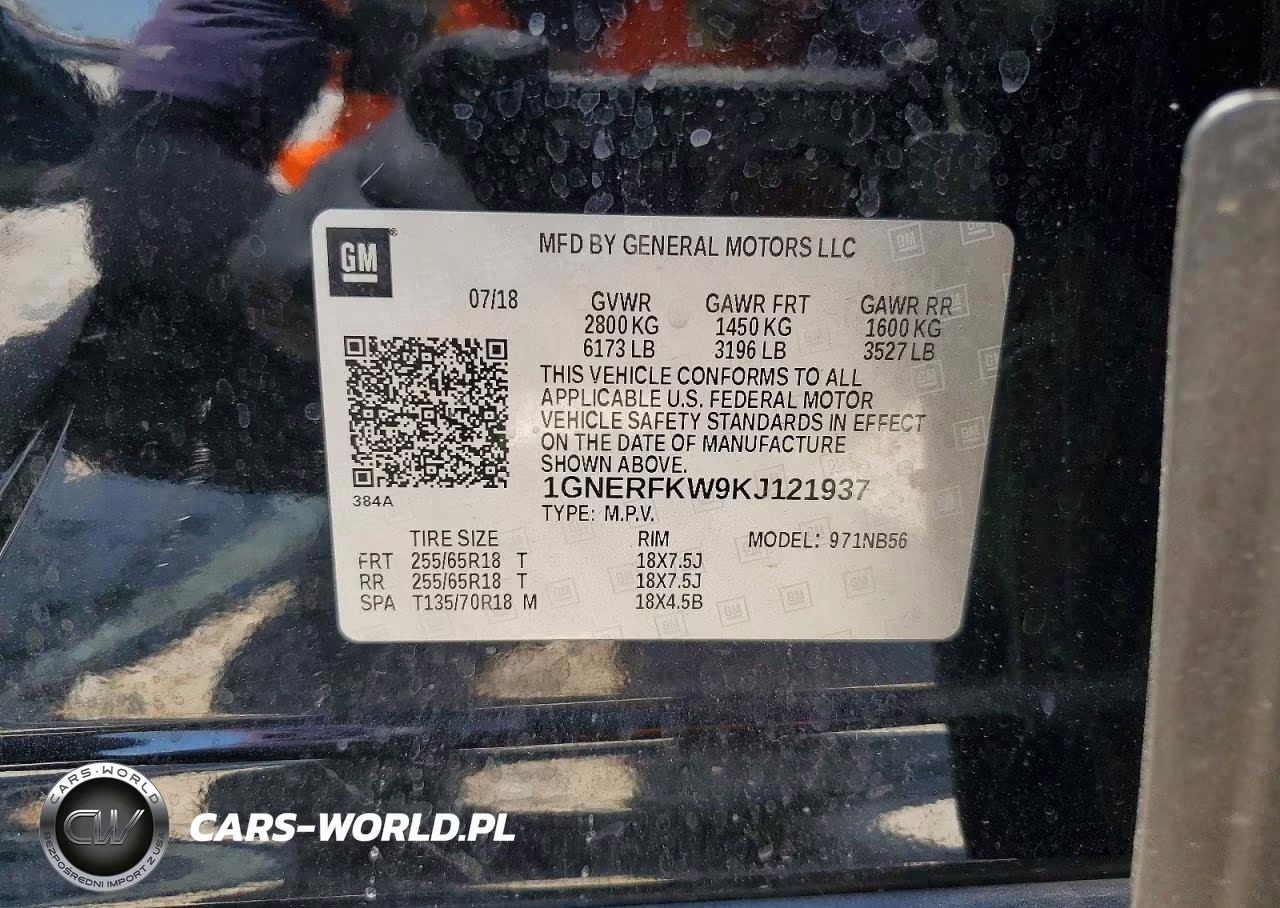 2019 Chevrolet Traverse Ls VIN:1GNERFKW9KJ121937 - 13