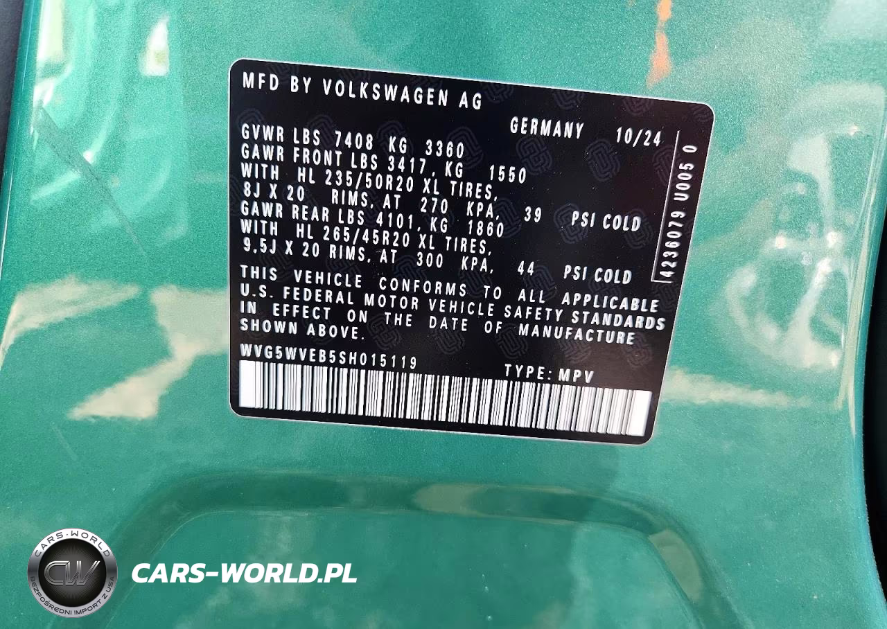 2025 Volkswagen Id Buzz First Edition VIN:WVG5WVEB5SH015119 - 13