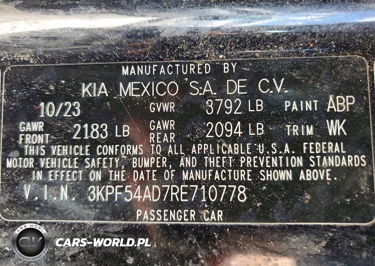 2024 Kia Forte Gt Line VIN:3KPF54AD7RE710778 - 13