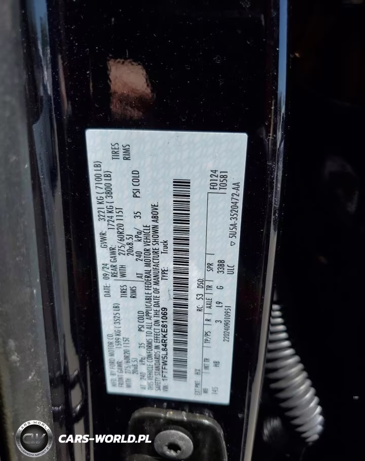 2024 Ford F150 Lariat VIN:1FTFW5L84RKE81069 - 12