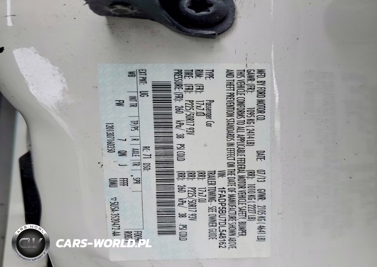 2013 Ford C-Max Sel VIN:1FADP5BU7DL548162 - 12