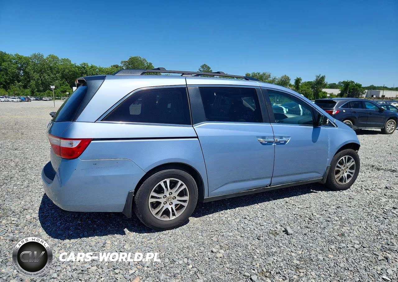 2013 Honda Odyssey Exl VIN:5FNRL5H63DB069308 - 3
