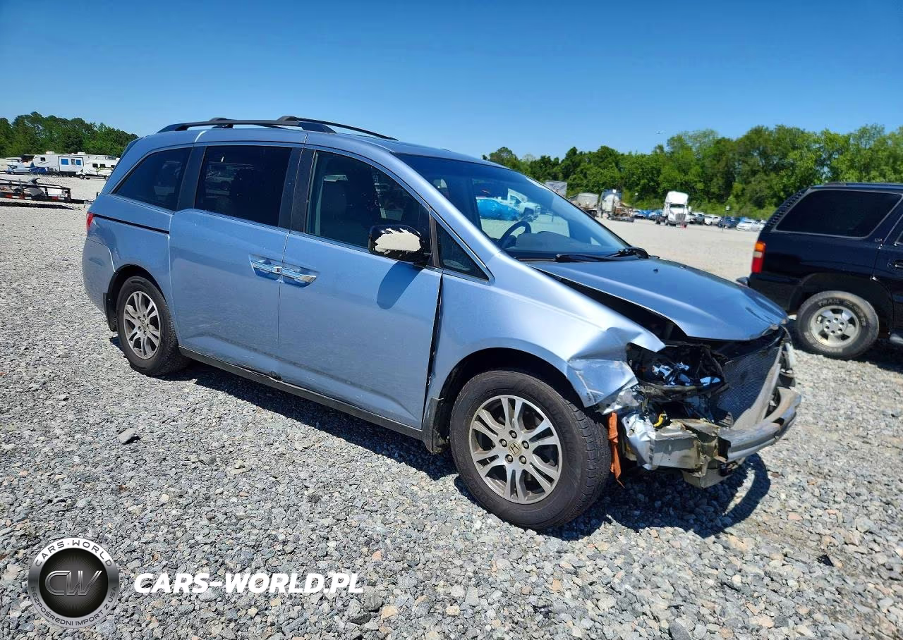 2013 Honda Odyssey Exl VIN:5FNRL5H63DB069308 - 4