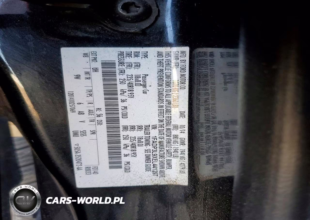 2014 Ford Focus St VIN:1FADP3L9XEL441297 - 13
