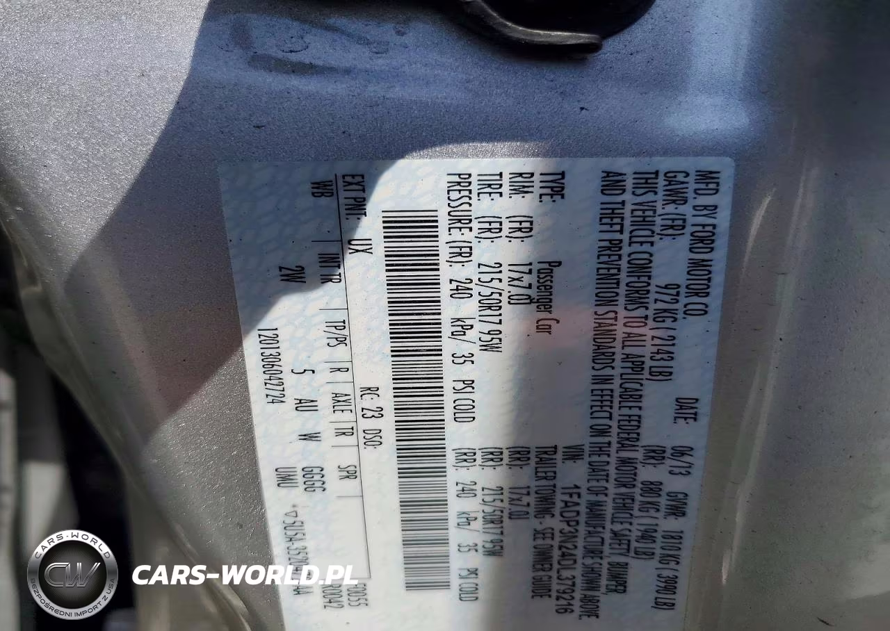 2013 Ford Focus Titanium VIN:1FADP3N24DL379216 - 13