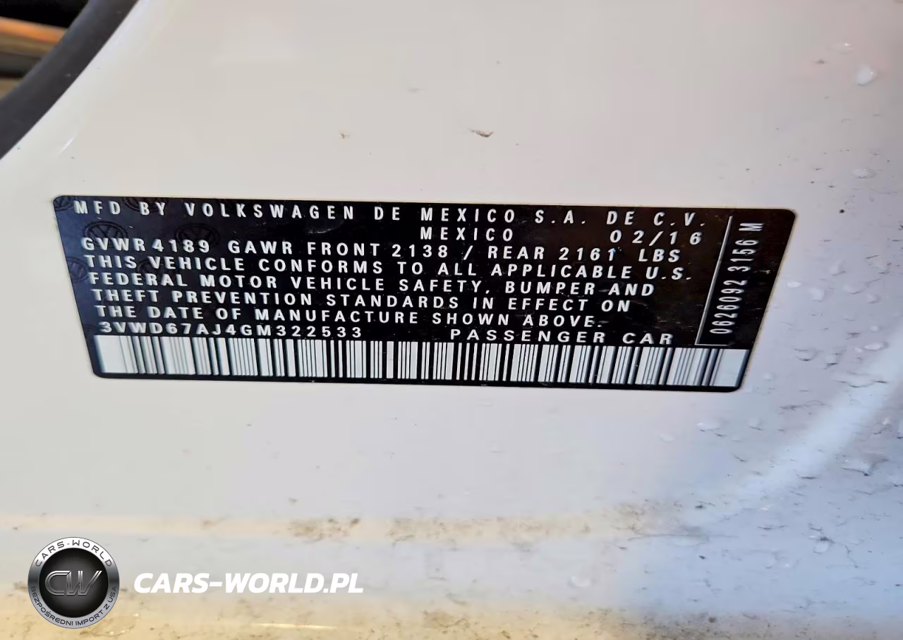2016 Volkswagen Jetta Se VIN:3VWD67AJ4GM322533 - 12