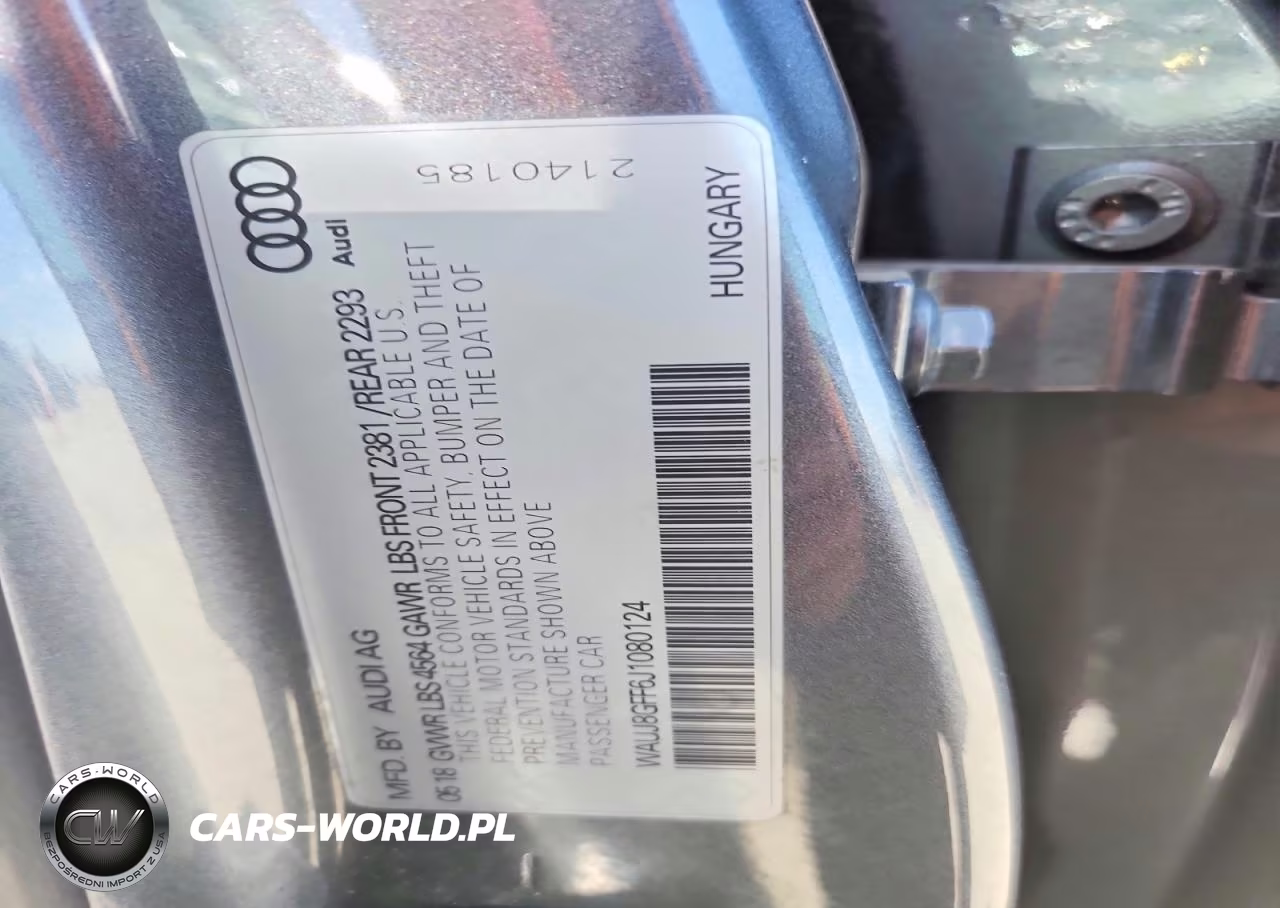2018 Audi A3 Premium Plus VIN:WAUJ8GFF6J1080124 - 12