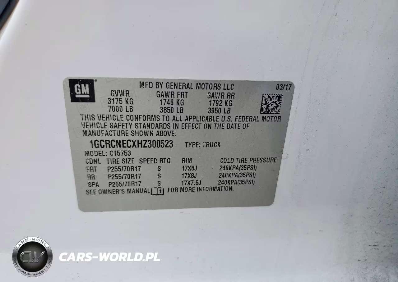 2017 Chevrolet Silverado C1500 VIN:1GCRCNECXHZ300523 - 12