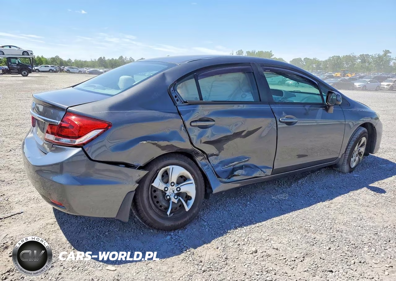 2013 Honda Civic Lx VIN:2HGFB2F54DH557757 - 3