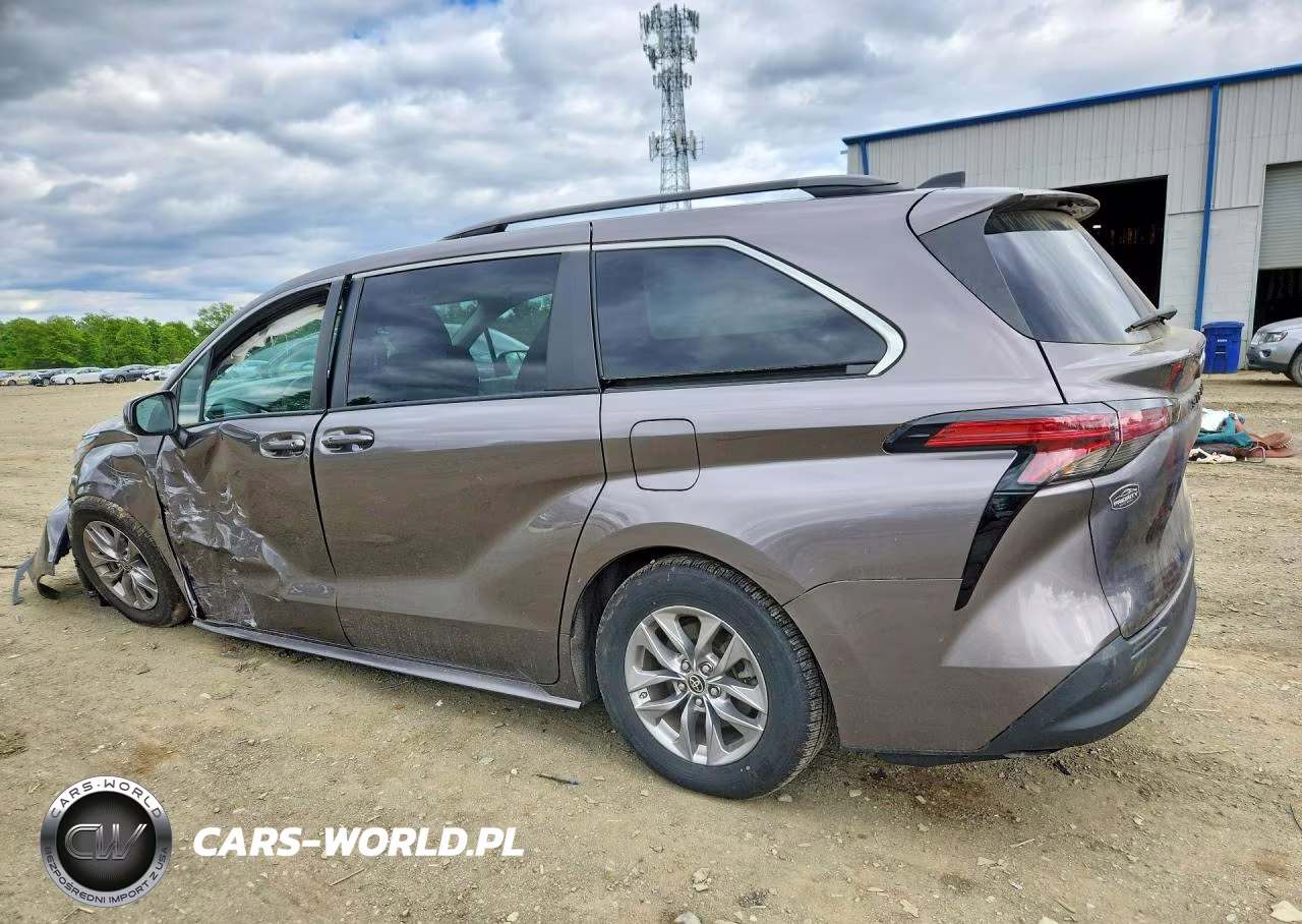 2022 Toyota Sienna Le VIN:5TDKSKFC1NS055321 - 2