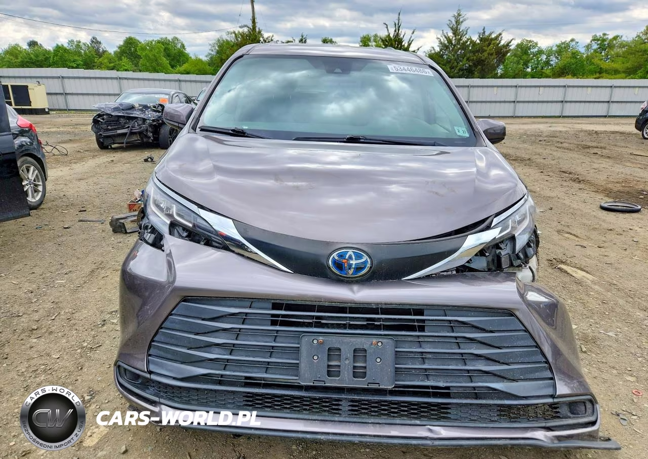 2022 Toyota Sienna Le VIN:5TDKSKFC1NS055321 - 5