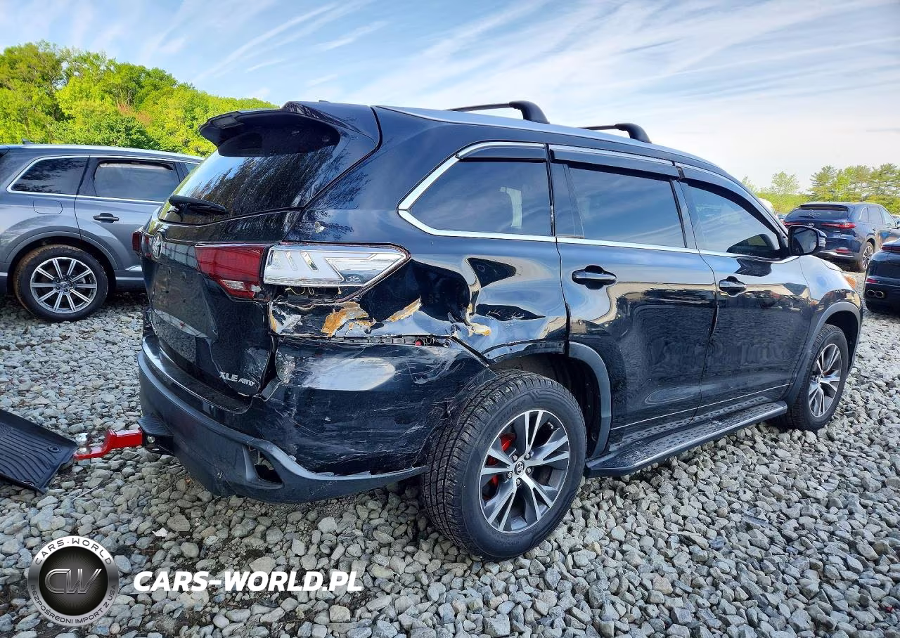 2016 Toyota Highlander Xle VIN:5TDJKRFH5GS280960 - 3