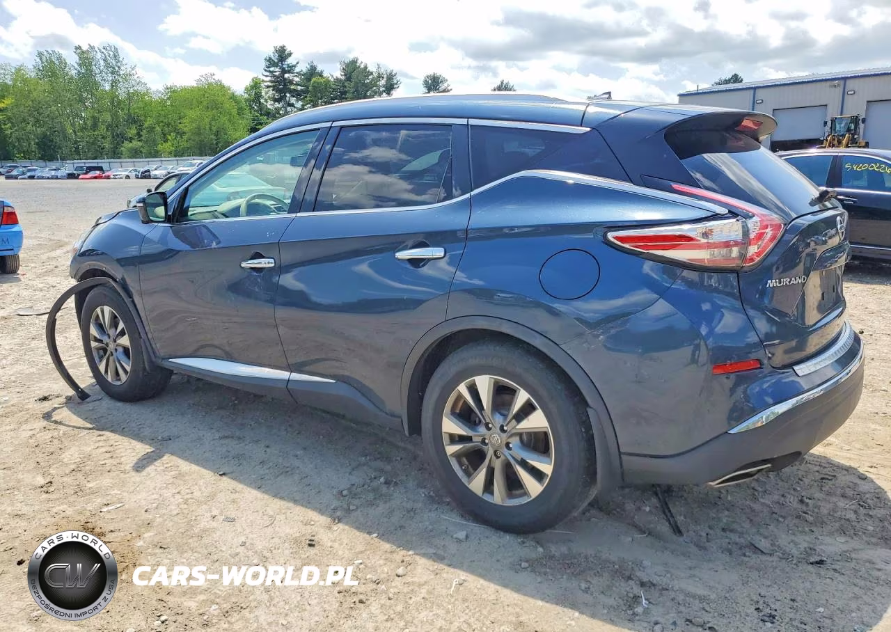 2015 Nissan Murano Sl VIN:5N1AZ2MH3FN226241 - 2
