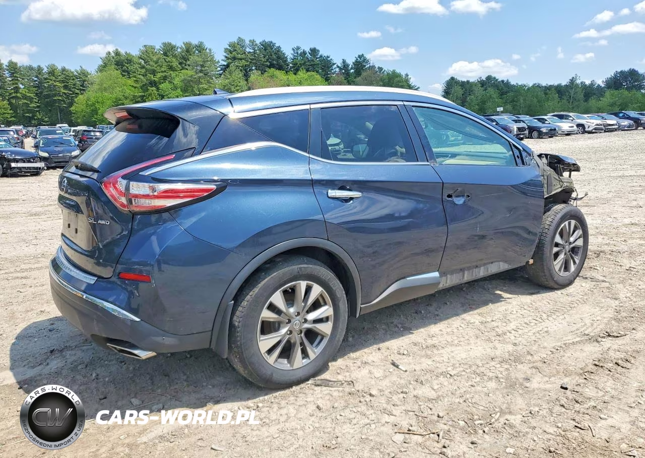 2015 Nissan Murano Sl VIN:5N1AZ2MH3FN226241 - 3