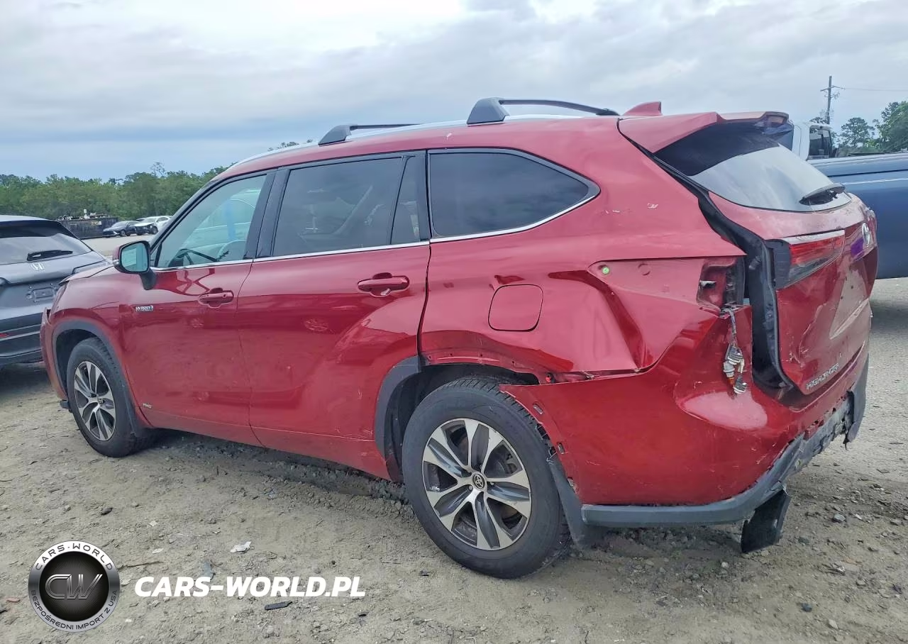 2021 Toyota Highlander Hybrid Xle VIN:5TDGBRCH6MS522679 - 2