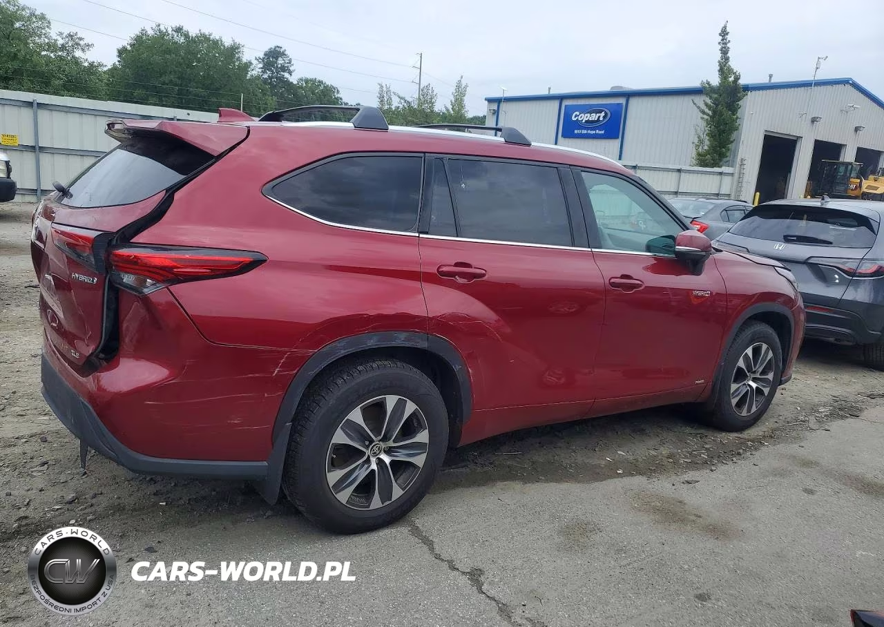 2021 Toyota Highlander Hybrid Xle VIN:5TDGBRCH6MS522679 - 3