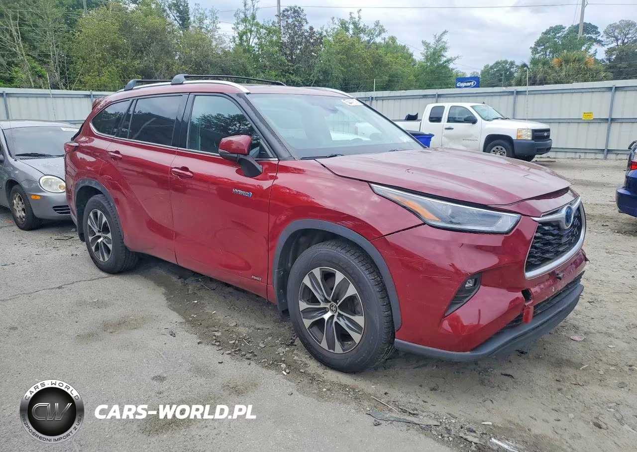 2021 Toyota Highlander Hybrid Xle VIN:5TDGBRCH6MS522679 - 4