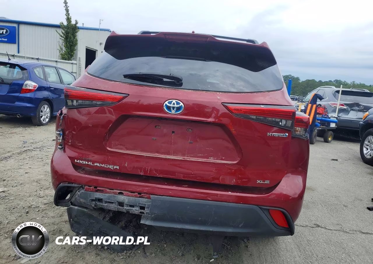 2021 Toyota Highlander Hybrid Xle VIN:5TDGBRCH6MS522679 - 6