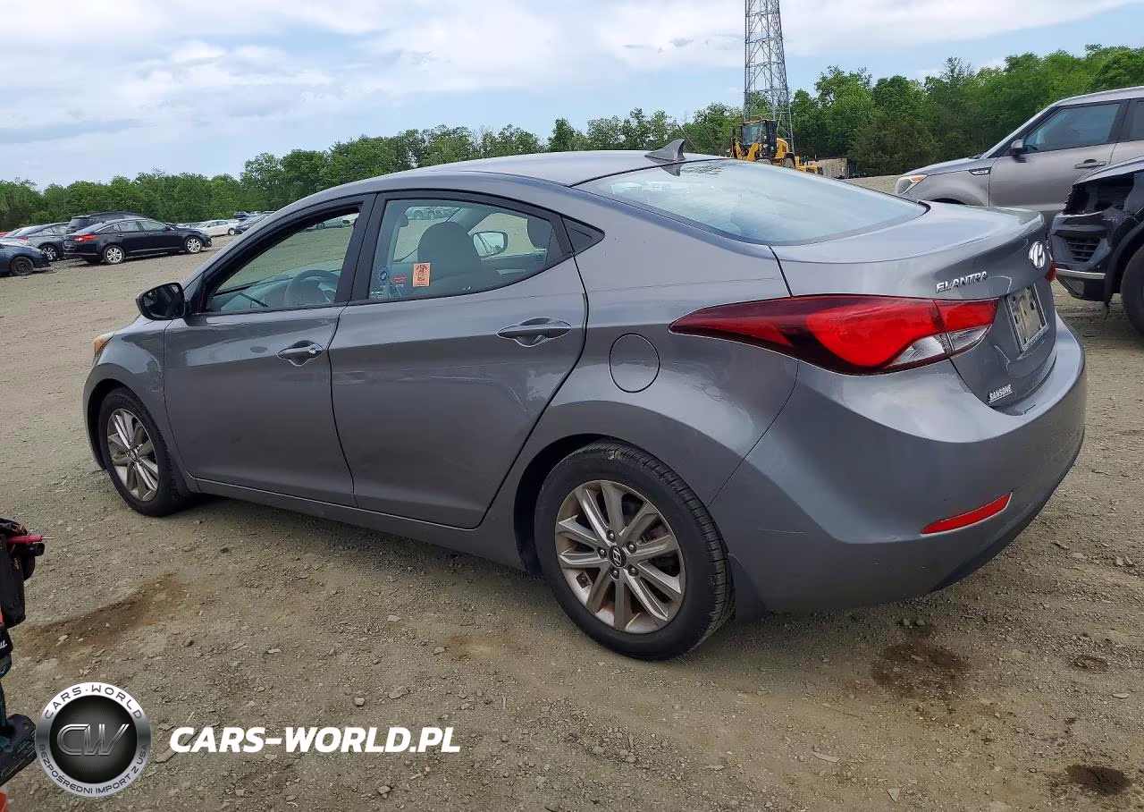 2014 Hyundai Elantra Se VIN:5NPDH4AE4EH510163 - 2