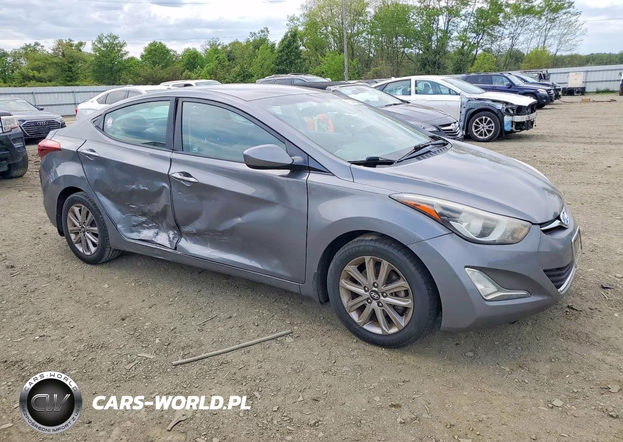2014 Hyundai Elantra Se VIN:5NPDH4AE4EH510163 - 4