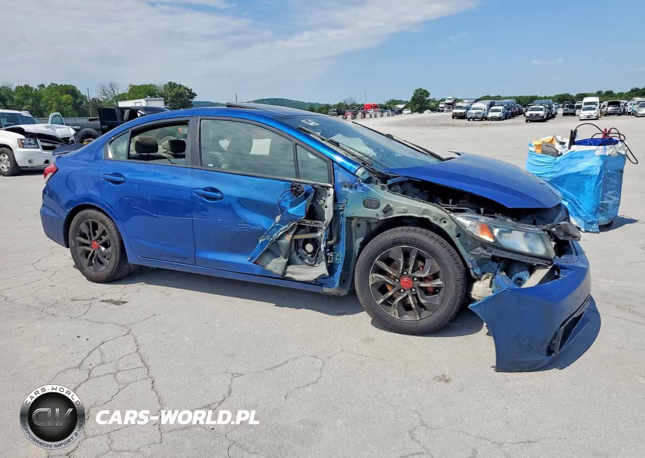 2013 Honda Civic Exl VIN:19XFB2F95DE015094 - 4