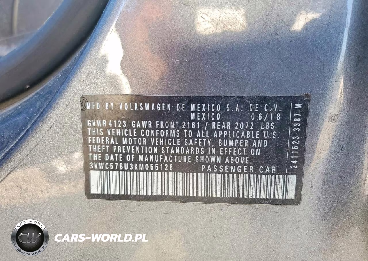 2019 Volkswagen Jetta S VIN:3VWC57BU3KM055126 - 13