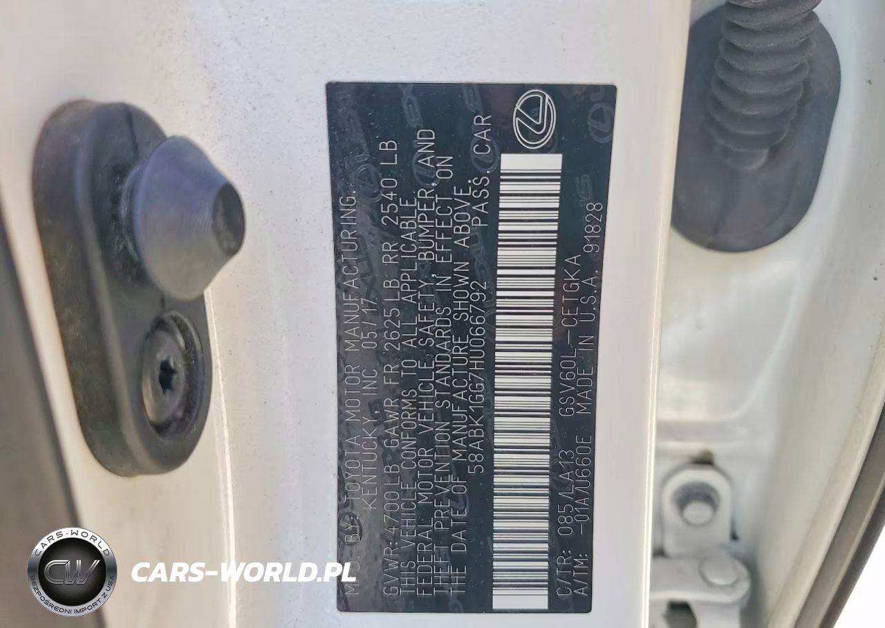 2017 Lexus Es 350 VIN:58ABK1GG7HU066792 - 13