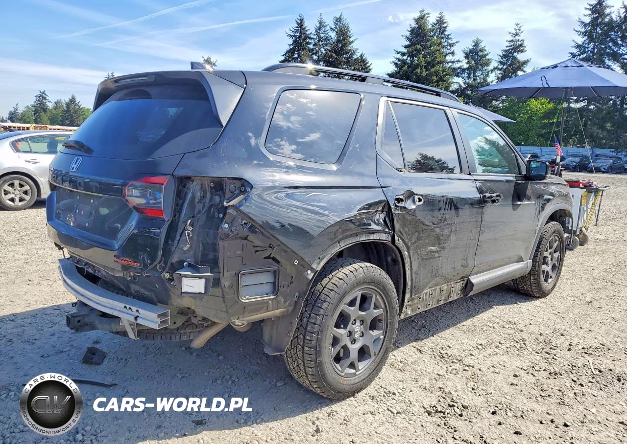 2025 Honda Pilot Trailsport VIN:5FNYG1H63SB046343 - 3