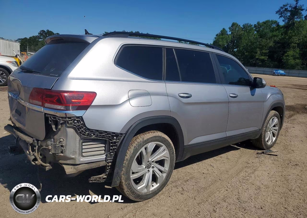 2021 Volkswagen Atlas Se VIN:1V2JR2CA6MC504727 - 3