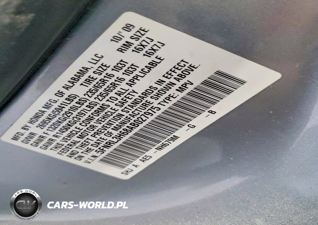 2010 Honda Odyssey Exl VIN:5FNRL3H68AB027975 - 14