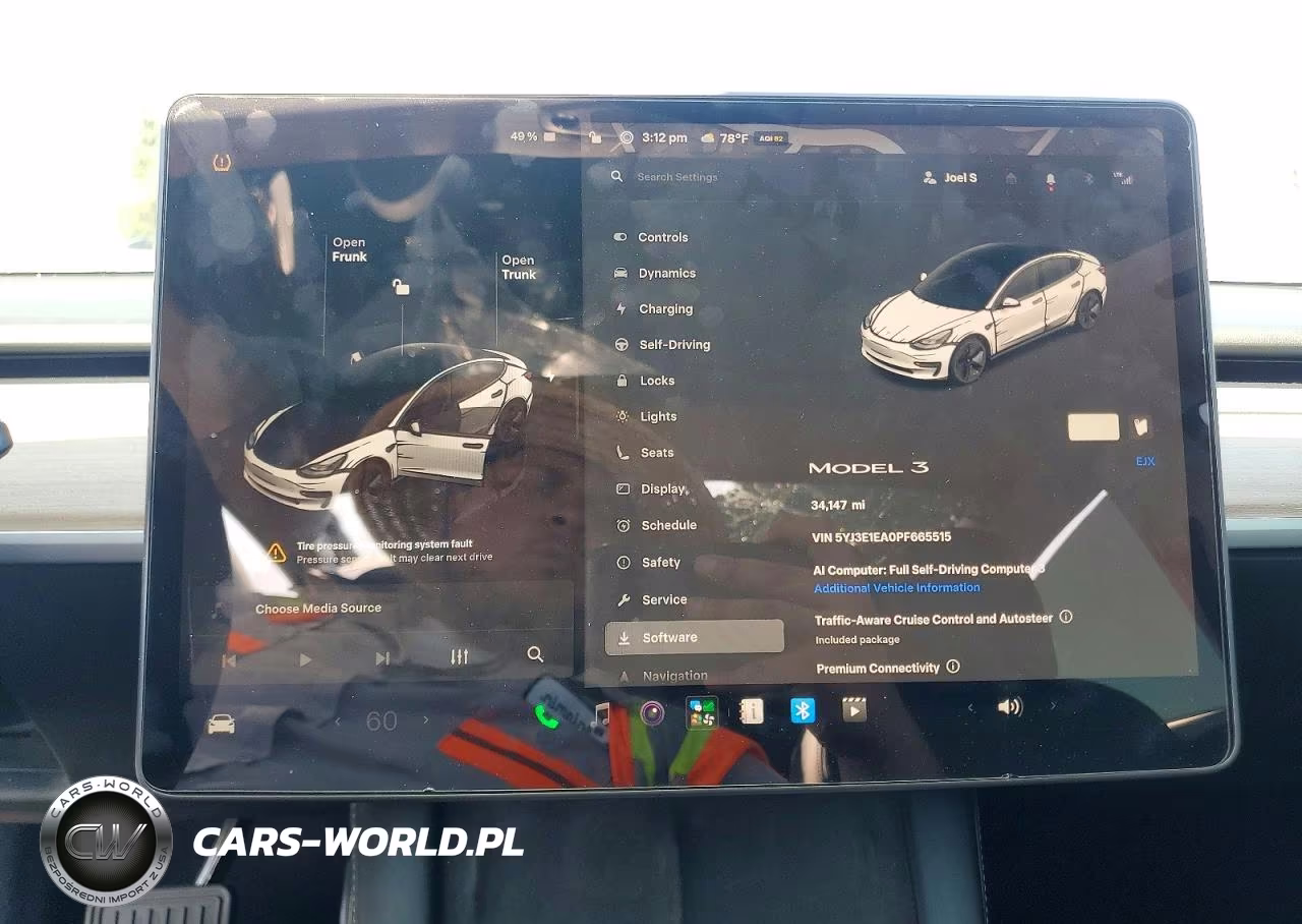 2023 Tesla Model 3 VIN:5YJ3E1EA0PF665515 - 9
