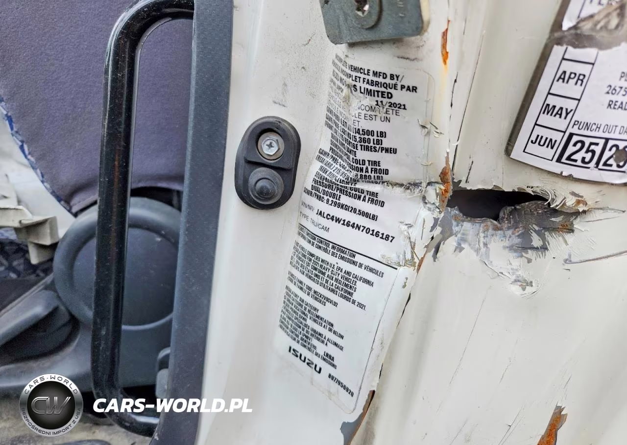 2022 Isuzu Npr Hd Box Truck VIN:JALC4W164N7016187 - 10