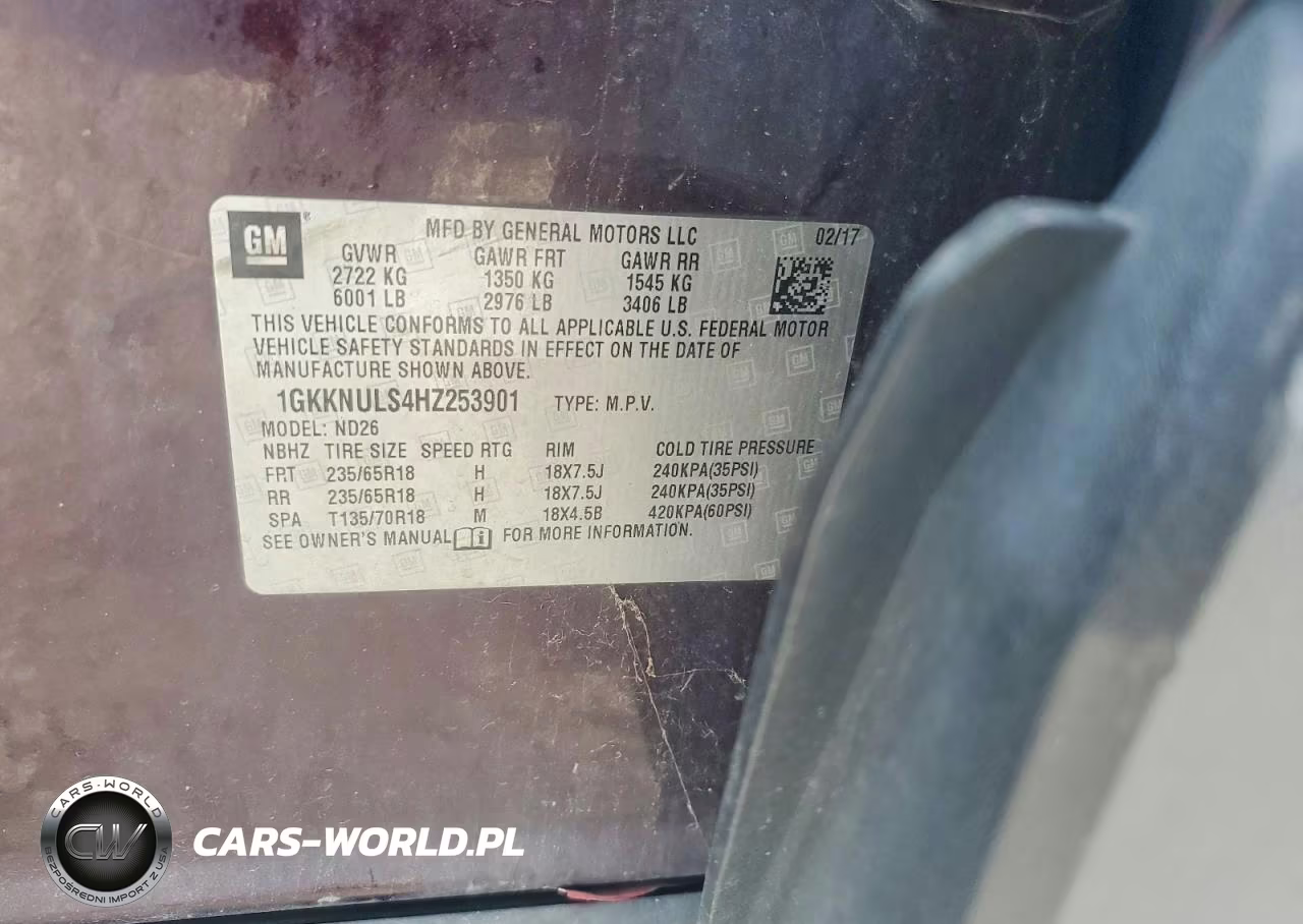 2017 GMC Acadia Slt-1 VIN:1GKKNULS4HZ253901 - 13